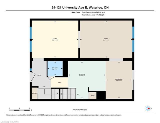 24 - 121 University Avenue E, House attached with 3 bedrooms, 2 bathrooms and null parking in Waterloo ON | Image 47