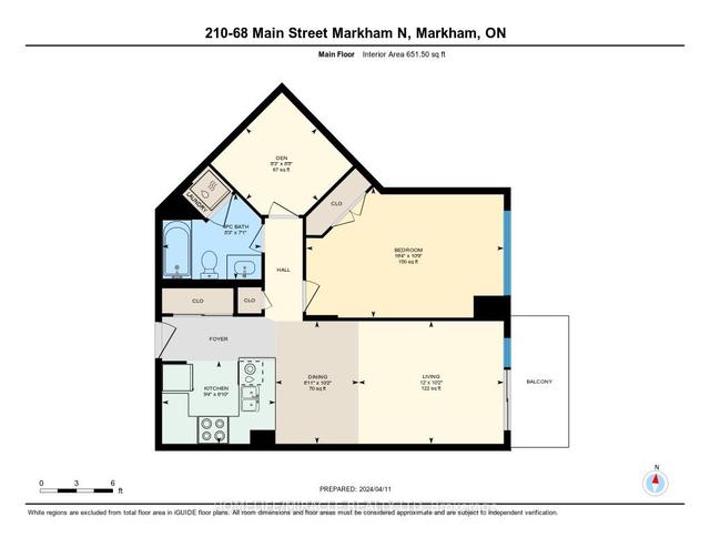 210 - 68 Main St, Condo with 1 bedrooms, 1 bathrooms and 1 parking in Markham ON | Image 20