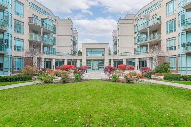 203 - 9 Boardwalk Dr, Condo with 2 bedrooms, 2 bathrooms and 1 parking in Toronto ON | Card Image
