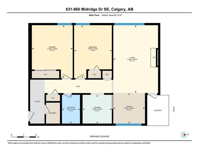 631 - 860 Midridge Drive Se, Condo with 2 bedrooms, 1 bathrooms and 1 parking in Calgary AB | Image 33