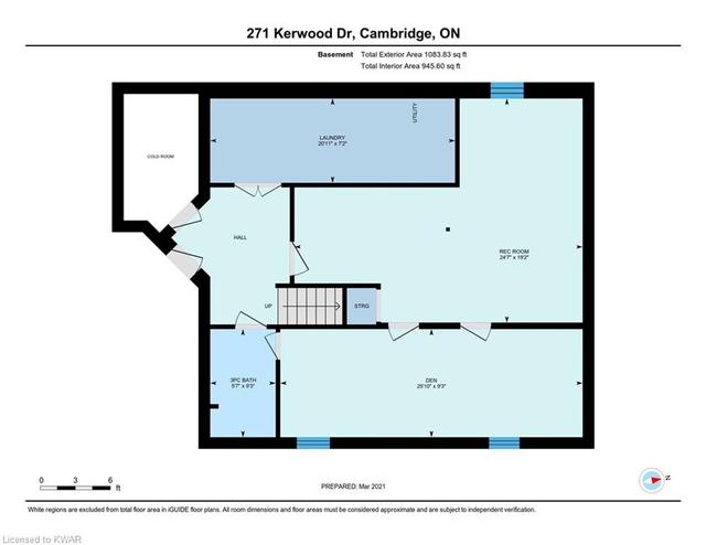271 Kerwood Drive, House detached with 4 bedrooms, 3 bathrooms and 3 parking in Cambridge ON | Image 37