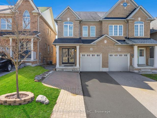 31 Harvest Hills Blvd, House semidetached with 3 bedrooms, 3 bathrooms and 4 parking in East Gwillimbury ON | Image 1