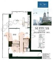 2303 - 426 University Ave, Condo with 2 bedrooms, 1 bathrooms and 0 parking in Toronto ON | Image 2