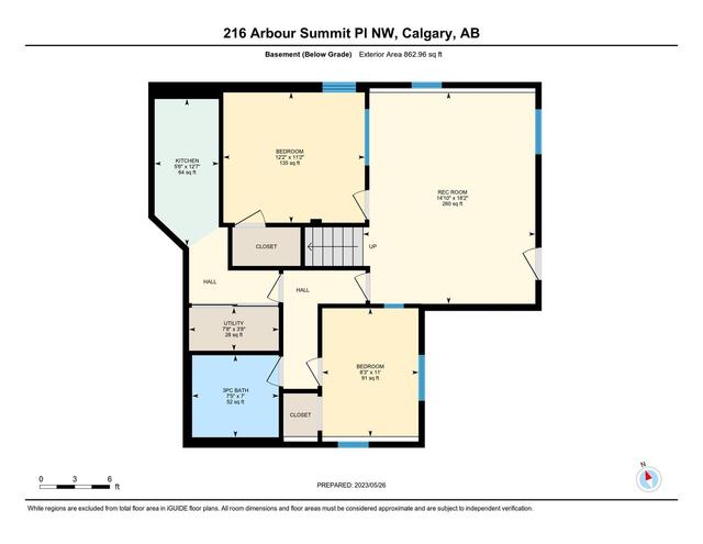 216 Arbour Summit Place Nw, House detached with 6 bedrooms, 3 bathrooms and 4 parking in Calgary AB | Image 41