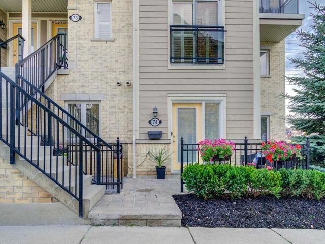 74 - 5035 Oscar Peterson Blvd, Townhouse with 2 bedrooms, 1 bathrooms and 1 parking in Mississauga ON | Image 1