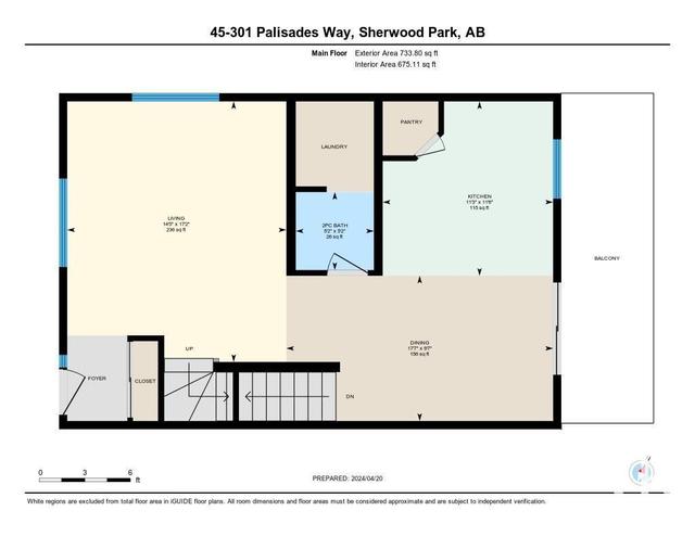 45 - 301 Palisades Wy, House attached with 3 bedrooms, 2 bathrooms and null parking in Edmonton AB | Image 48