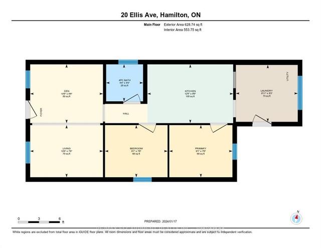 20 Ellis Ave, House detached with 2 bedrooms, 1 bathrooms and 0 parking in Hamilton ON | Image 35