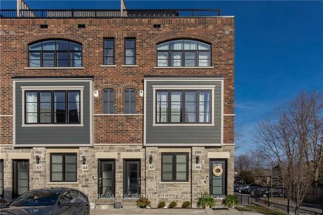 46 - 219 Dundas St E, Townhouse with 1 bedrooms, 2 bathrooms and 1 parking in Hamilton ON | Image 1