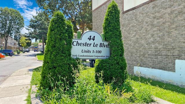 36 - 44 Chester Le Blvd, Townhouse with 3 bedrooms, 2 bathrooms and 2 parking in Toronto ON | Image 29