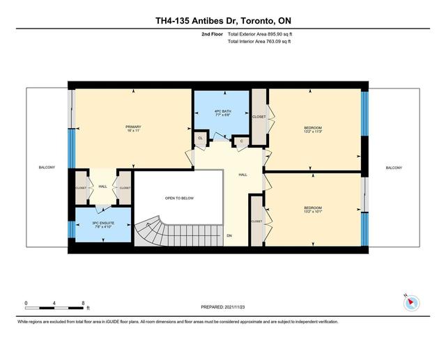 th 4 - 135 Antibes Dr, Townhouse with 3 bedrooms, 3 bathrooms and 1 parking in Toronto ON | Image 35