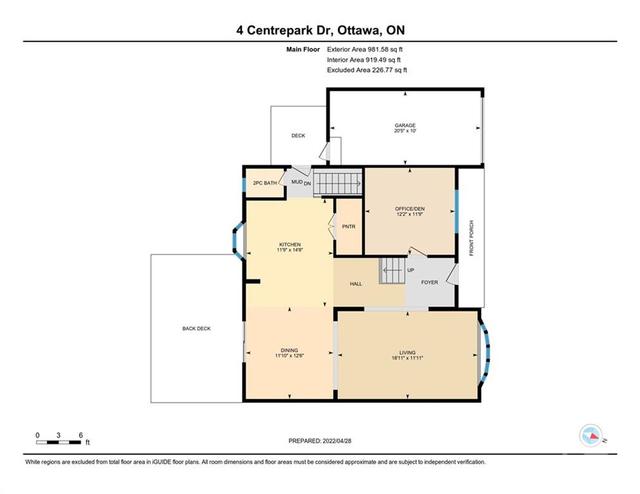 4 Centrepark Drive, House detached with 3 bedrooms, 3 bathrooms and 3 parking in Ottawa ON | Image 29