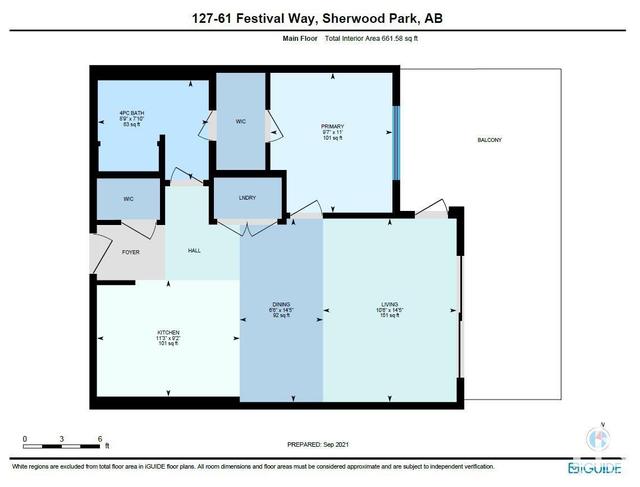 127 - 61 Festival Wy, Condo with 1 bedrooms, 1 bathrooms and 1 parking in Edmonton AB | Image 48