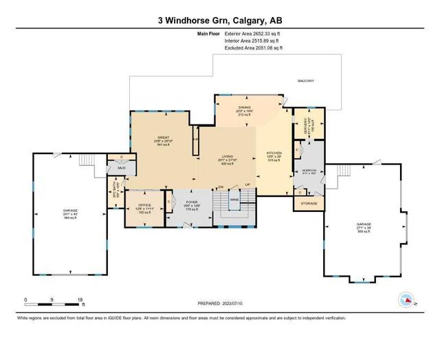 3 Windhorse Green, House detached with 6 bedrooms, 4 bathrooms and 8 parking in Rocky View County AB | Image 46