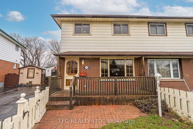 242 Tamarack Crt, House semidetached with 3 bedrooms, 3 bathrooms and 3 parking in Oshawa ON | Image 23