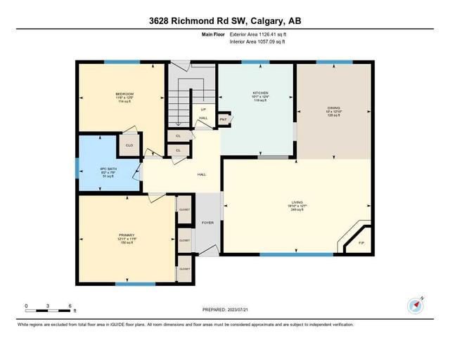3628 Richmond Road Sw, House detached with 3 bedrooms, 1 bathrooms and 2 parking in Calgary AB | Image 36