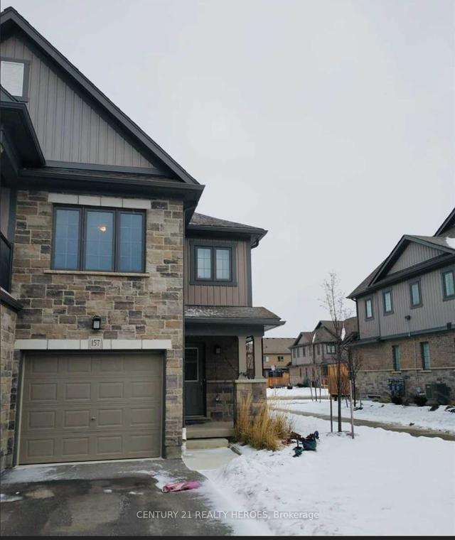 157 South Creek Dr, Townhouse with 3 bedrooms, 3 bathrooms and 2 parking in Kitchener ON | Image 1