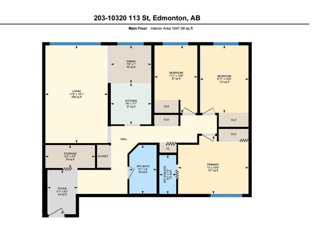 203 - 10320 113 St Nw, Condo with 3 bedrooms, 1 bathrooms and null parking in Edmonton AB | Image 31