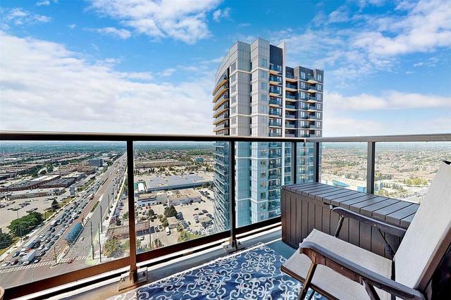2411 - 3600 Highway 7 Rd, Condo with 2 bedrooms, 2 bathrooms and 1 parking in Vaughan ON | Image 20