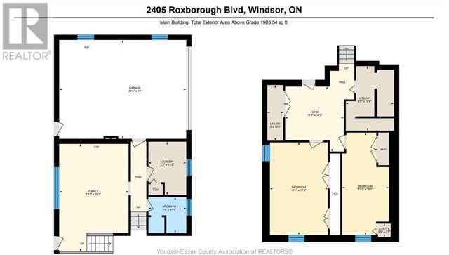 2405 Roxborough, House detached with 6 bedrooms, 3 bathrooms and null parking in Windsor ON | Image 32