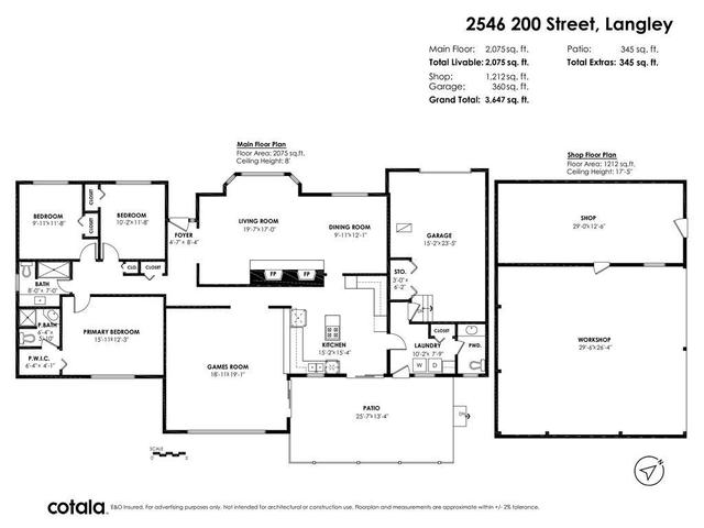 2546 200 Street, House detached with 3 bedrooms, 3 bathrooms and 9 parking in Langley BC | Image 35