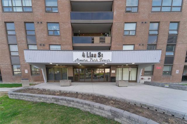 606 - 4 Lisa St W, Condo with 2 bedrooms, 1 bathrooms and 1 parking in Brampton ON | Image 37