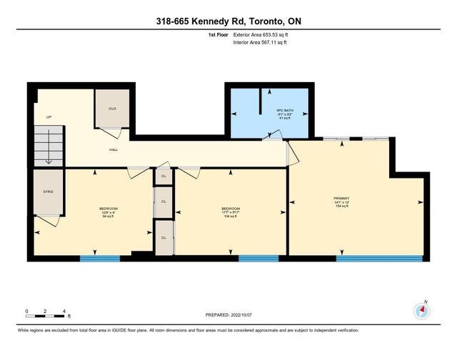 318 - 665 Kennedy Rd, Townhouse with 3 bedrooms, 2 bathrooms and 1 parking in Toronto ON | Image 21