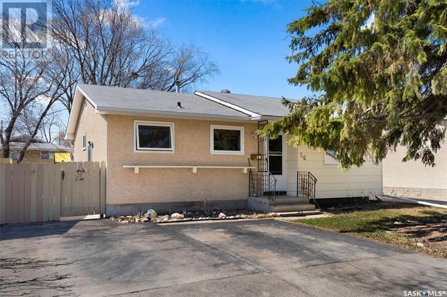 56 Usher Street, House detached with 3 bedrooms, 2 bathrooms and null parking in Regina SK | Image 2