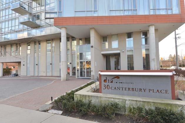 1003 - 30 Canterbury Pl, Condo with 1 bedrooms, 1 bathrooms and 1 parking in Toronto ON | Image 1