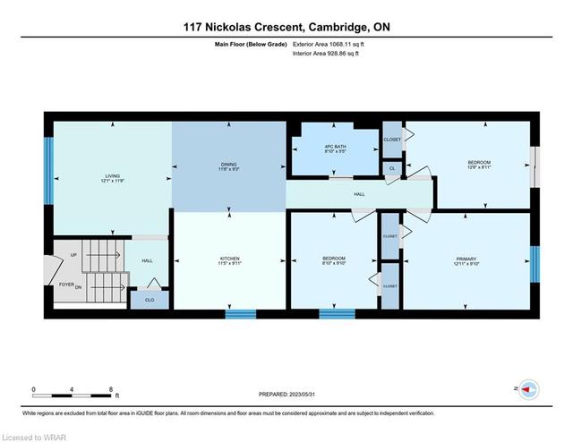 117 Nickolas Crescent, House semidetached with 4 bedrooms, 2 bathrooms and null parking in Cambridge ON | Image 25