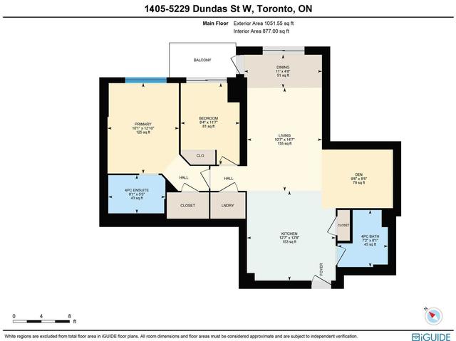 1405 - 5229 Dundas St W, Condo with 2 bedrooms, 2 bathrooms and 2 parking in Toronto ON | Image 20