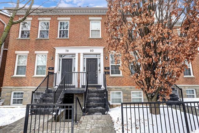 80b Coxwell Ave, Townhouse with 2 bedrooms, 2 bathrooms and 1 parking in Toronto ON | Image 1