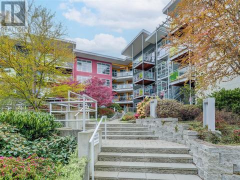 Exterior of 797 Tyee just steps to the Gorge Waterway | Card Image