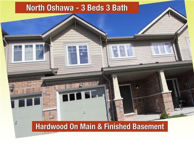 2341 Steeplechase St, House attached with 3 bedrooms, 3 bathrooms and 2 parking in Oshawa ON | Image 1