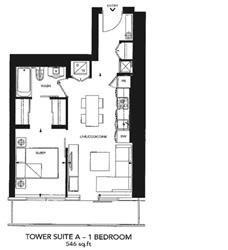 3804 - 159 Dundas St E, Condo with 1 bedrooms, 1 bathrooms and 0 parking in Toronto ON | Image 7