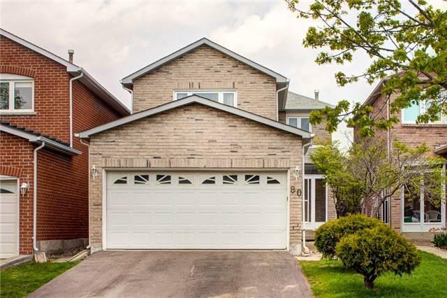 80 Brickstone Circ, House detached with 4 bedrooms, 3 bathrooms and 2 parking in Vaughan ON | Image 1