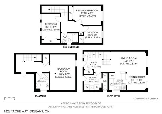 1626 Tache Way, House detached with 3 bedrooms, 3 bathrooms and 3 parking in Ottawa ON | Image 30