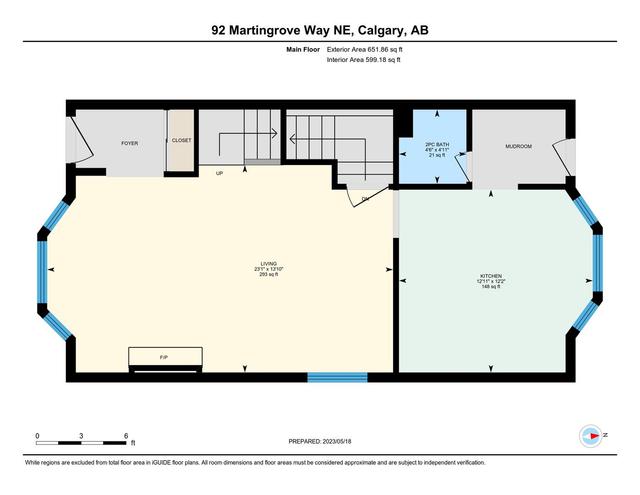 92 Martingrove Way, House detached with 4 bedrooms, 3 bathrooms and 3 parking in Calgary AB | Image 20