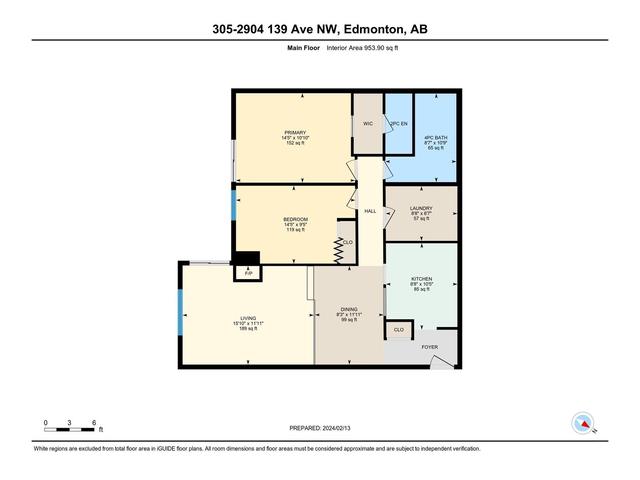 305 - 2904 139 Av Nw, Condo with 2 bedrooms, 1 bathrooms and null parking in Edmonton AB | Image 4