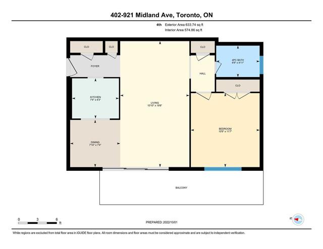 402 - 921 Midland Ave, Condo with 1 bedrooms, 1 bathrooms and 1 parking in Toronto ON | Image 17