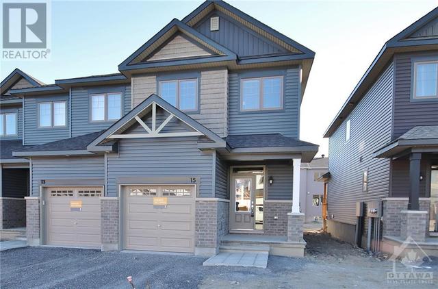 15 Rookie Crescent, Townhouse with 3 bedrooms, 3 bathrooms and 2 parking in Ottawa ON | Image 1