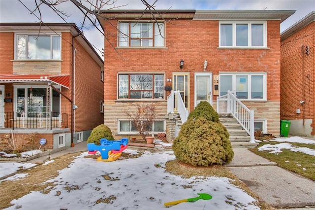 14 Lambert Ave, House semidetached with 3 bedrooms, 2 bathrooms and 1 parking in Toronto ON | Image 1
