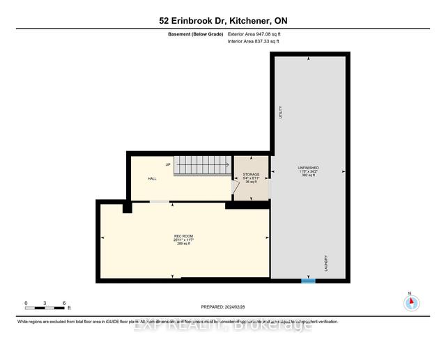52 Erinbrook Dr, House detached with 3 bedrooms, 3 bathrooms and 3 parking in Kitchener ON | Image 35