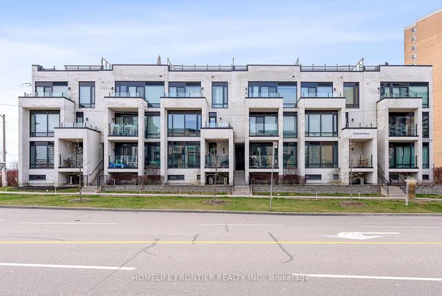 410 - 130 Widdicombe Hill Blvd W, Townhouse with 2 bedrooms, 2 bathrooms and 1 parking in Toronto ON | Image 1