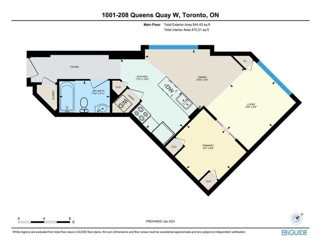 1001 - 208 Queens Quay W, Condo with 1 bedrooms, 1 bathrooms and 0 parking in Toronto ON | Image 35