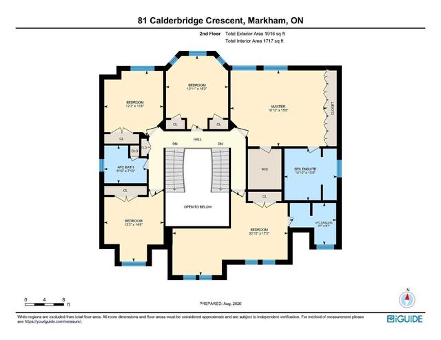 81 Calderbridge Cres, House detached with 5 bedrooms, 5 bathrooms and 4 parking in Markham ON | Image 15