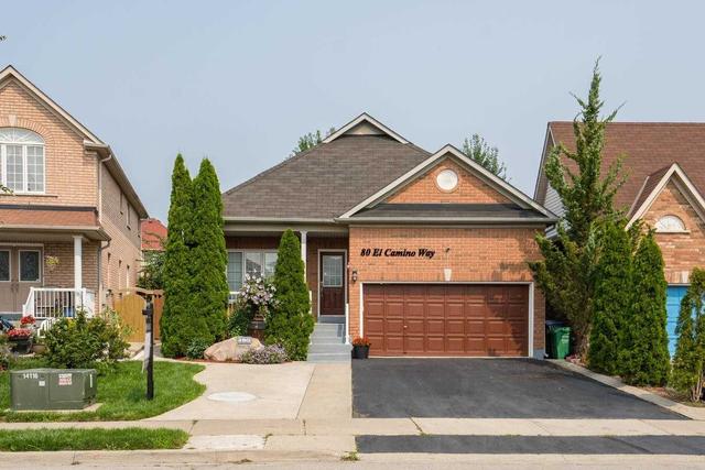 80 El Camino Way, House detached with 3 bedrooms, 3 bathrooms and 8 parking in Brampton ON | Image 1