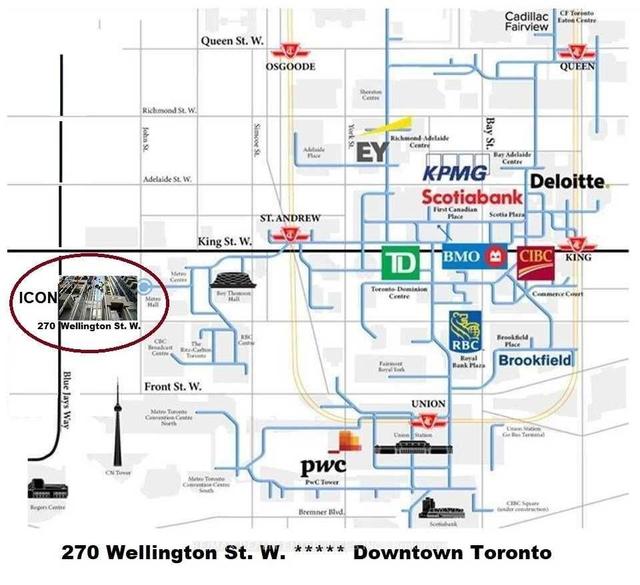 1435 - 250 Wellington St W, Condo with 2 bedrooms, 1 bathrooms and 1 parking in Toronto ON | Image 7