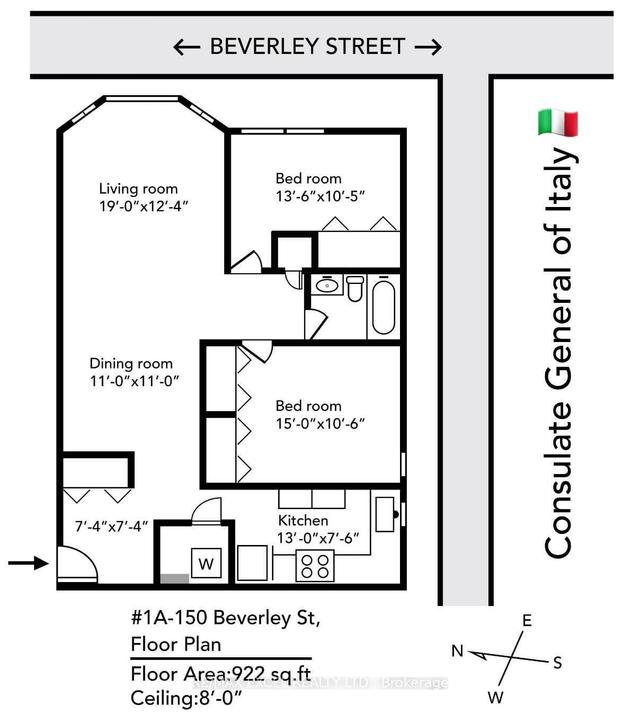 1a - 150 Beverley St, Condo with 2 bedrooms, 1 bathrooms and 1 parking in Toronto ON | Image 22