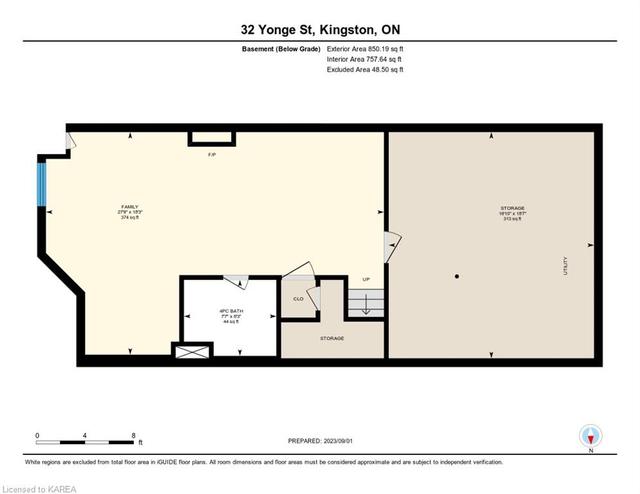 32 Yonge Street, House attached with 3 bedrooms, 3 bathrooms and 2 parking in Kingston ON | Image 43