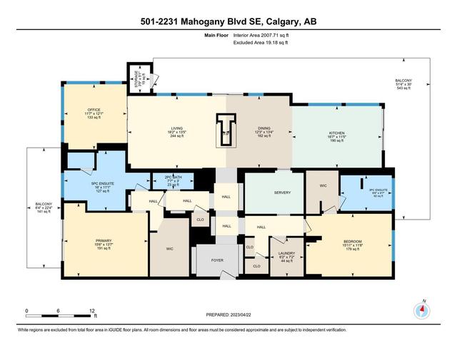 501 - 2231 Mahogany Boulevard Se, Condo with 2 bedrooms, 2 bathrooms and 4 parking in Calgary AB | Image 34